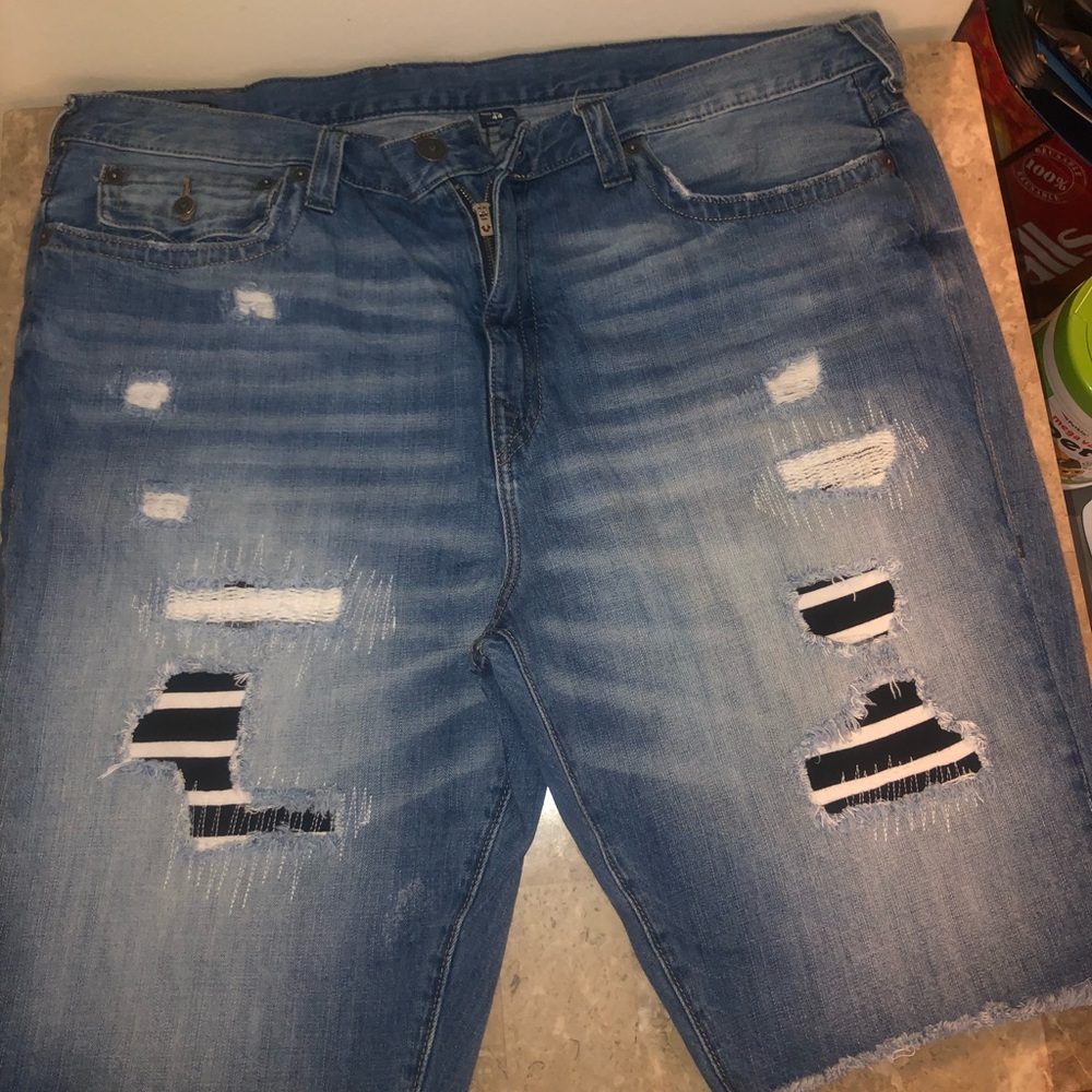 True Religion Denim Shorts Sz44